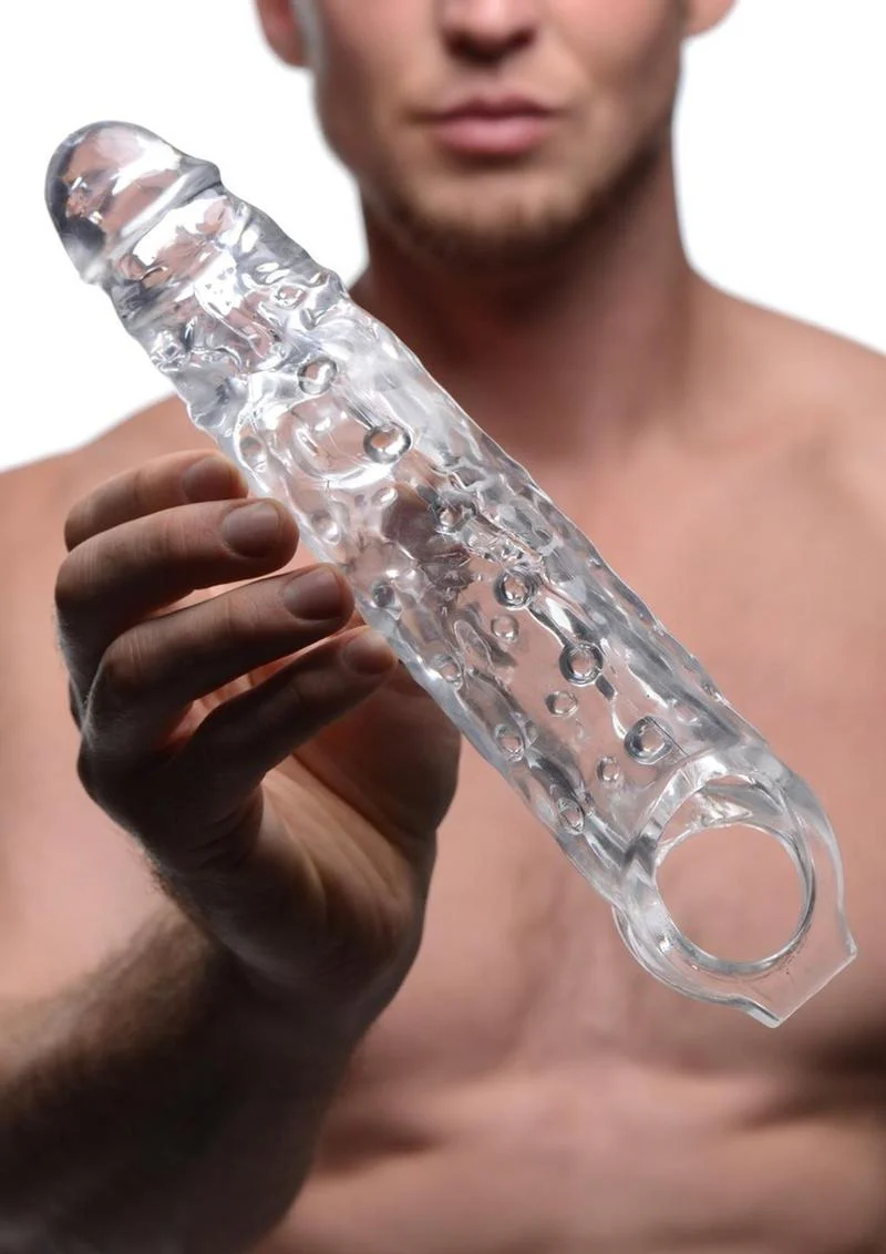 Size Matters Clear Penis Extender Sleeve - Image 6