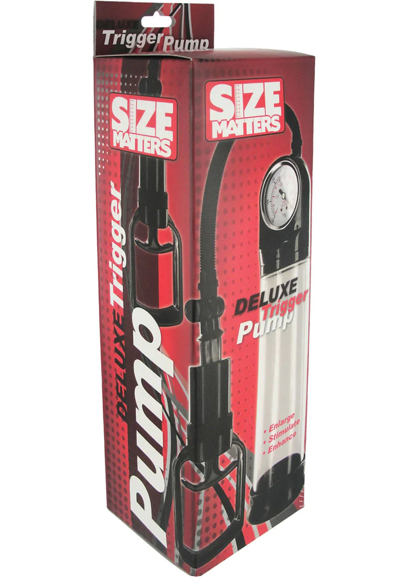 Size Matters Deluxe Trigger Comfortable Penis Pump - Image 2
