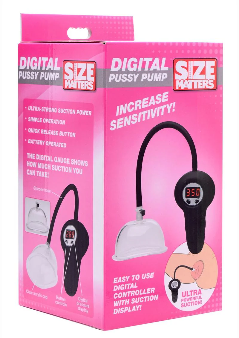 Size Matters Digital Pussy Pump Ultra Powerful Suction - Image 4