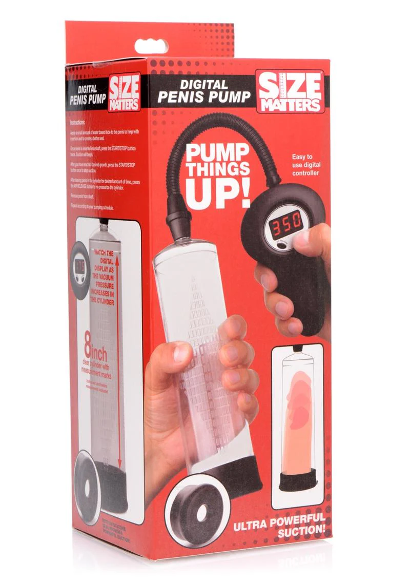Size Matters Easy Grip with Digital Display Automatic Digital Penis Pump - Image 4