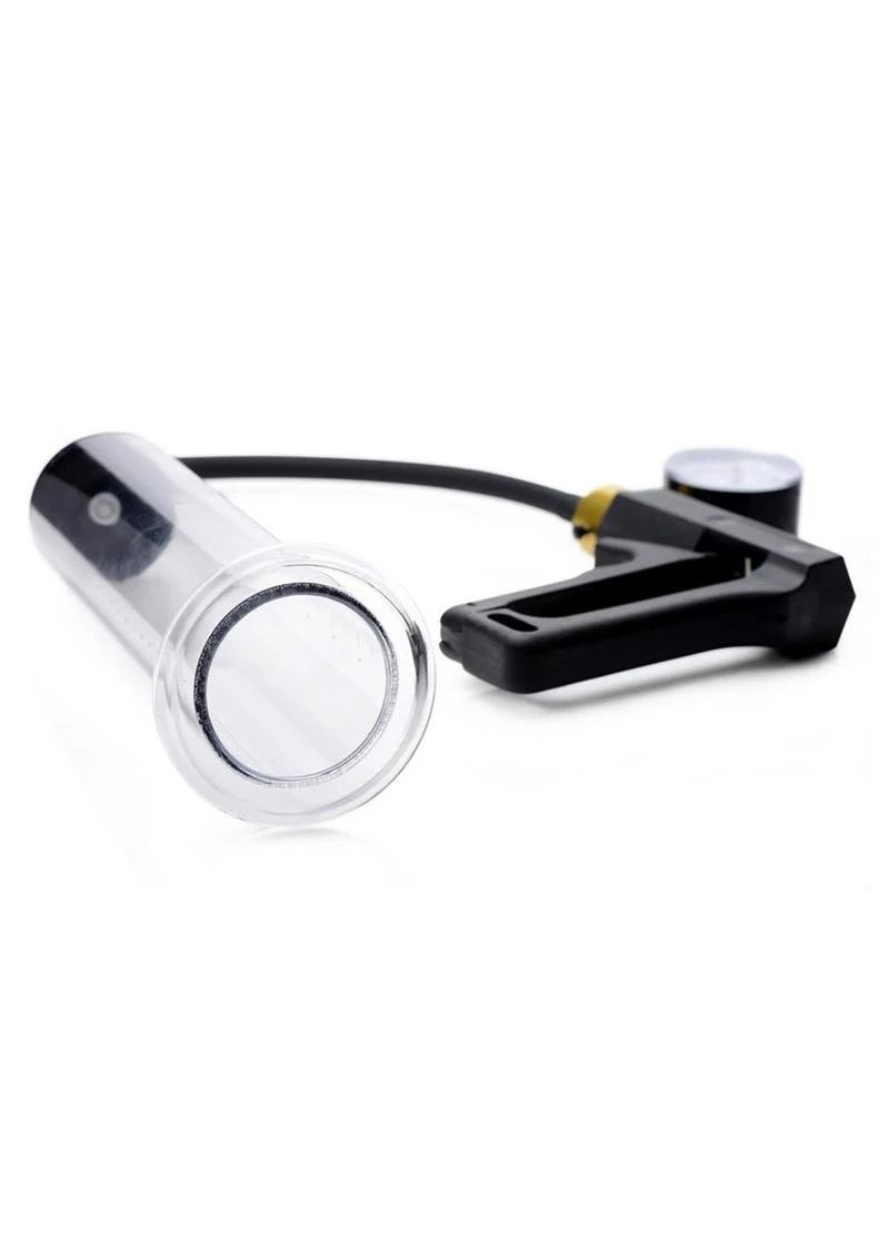 Size Matters High End Trigger Powerful Suction Penis Pump with Pressure Gauge - Image 3