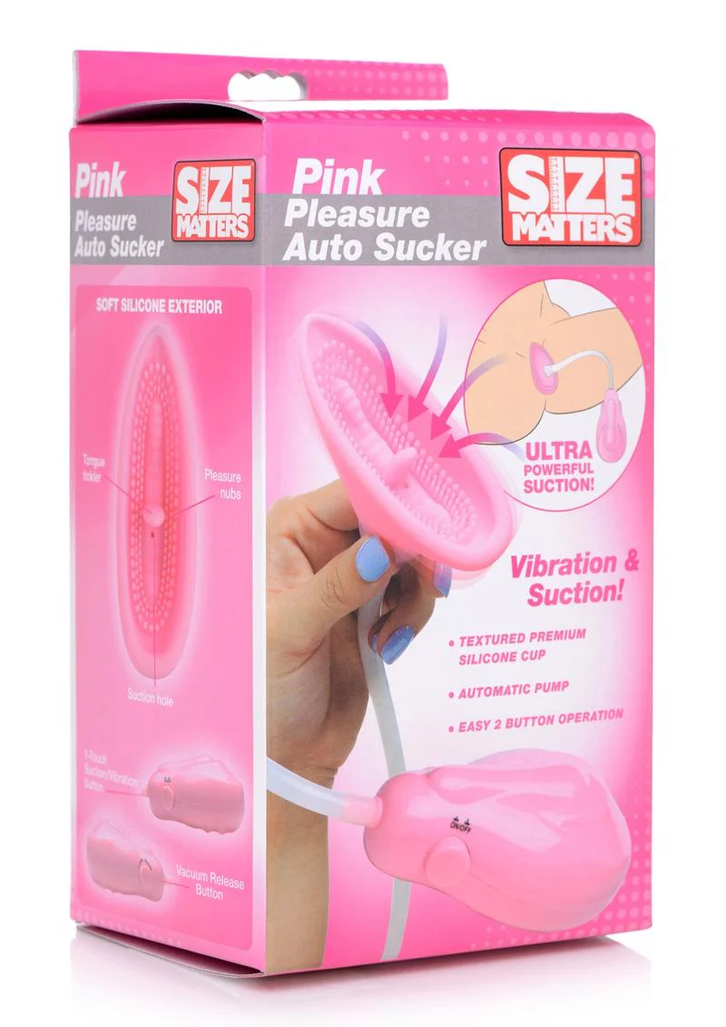 Size Matters Pink Pleasure Auto Sucker Pussy Pump - Image 4