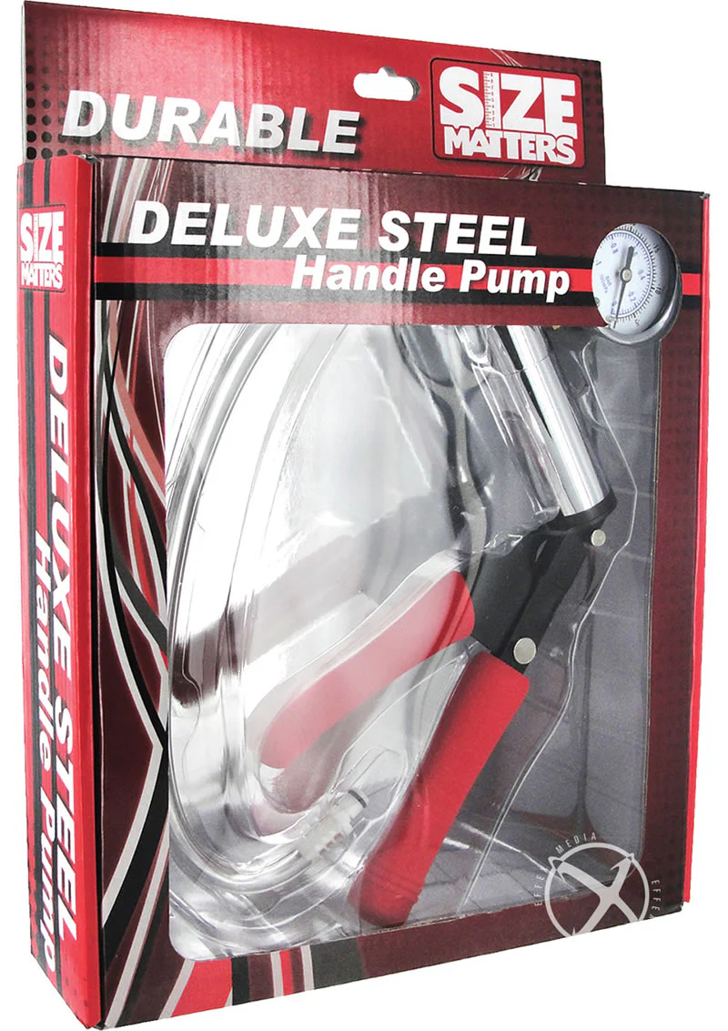 Size Matters Primo Deluxe Steel Handle Penis Pump - Image 3