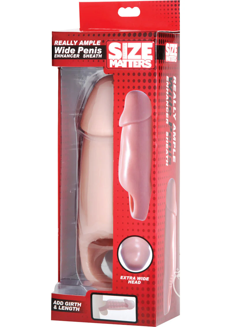 Size Matters Really Ample Wide Penis Enhancer Sheath - Image 4