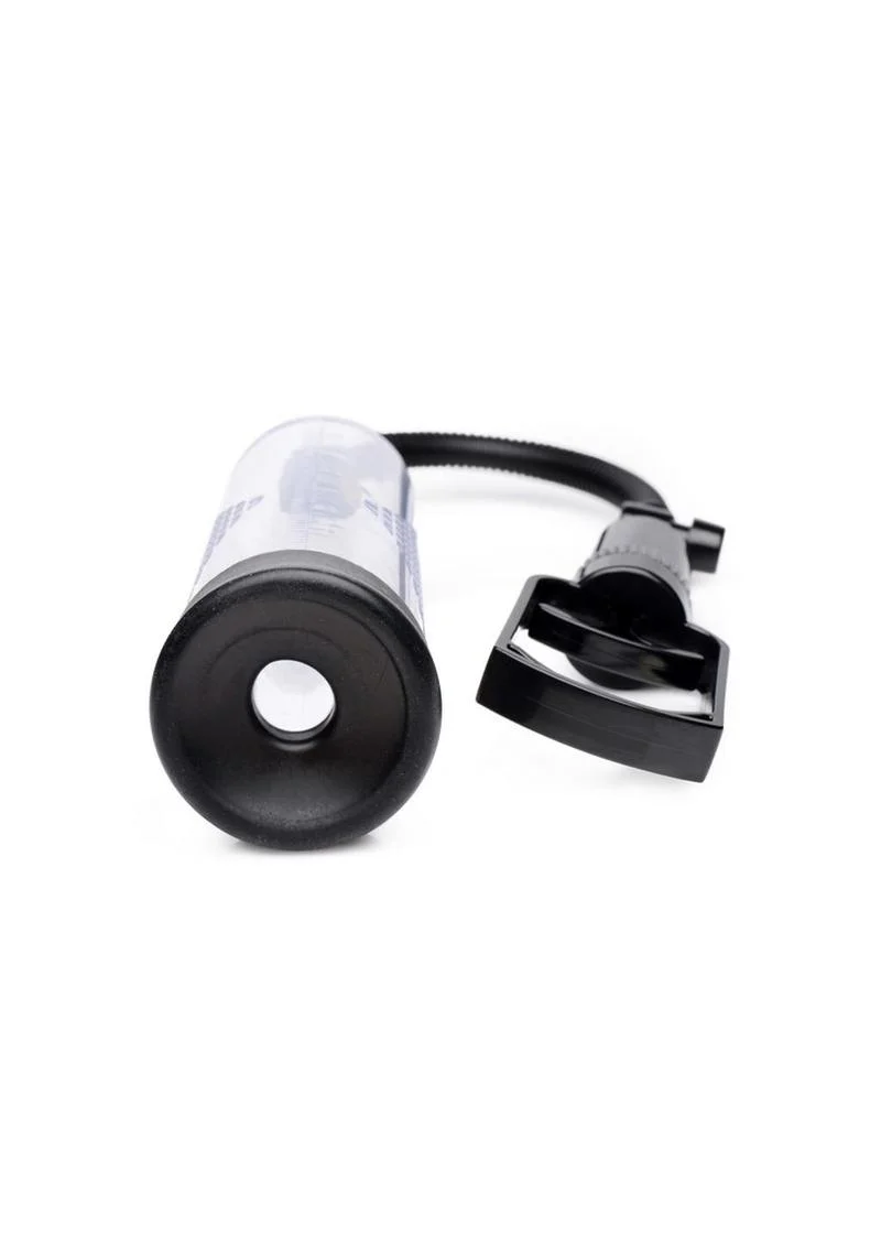 Size Matters Trigger Penis Pump with Clear Cylinder - Image 3
