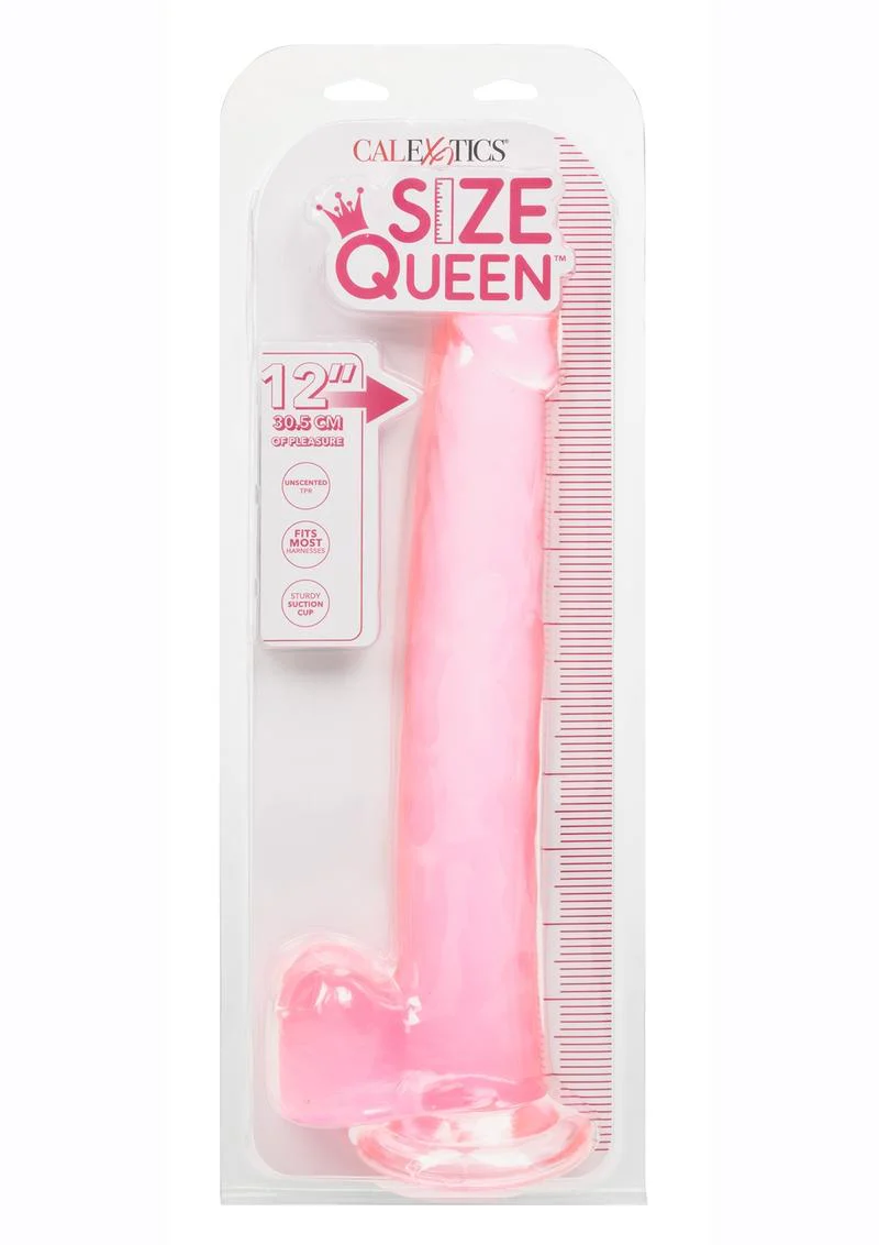 Size Queen 12" Dildo with Balls by CalExotics - Image 20