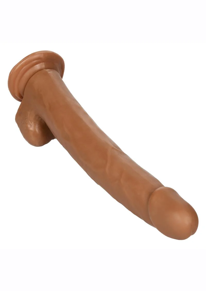 Size Queen 12" Dildo with Balls by CalExotics - Image 3