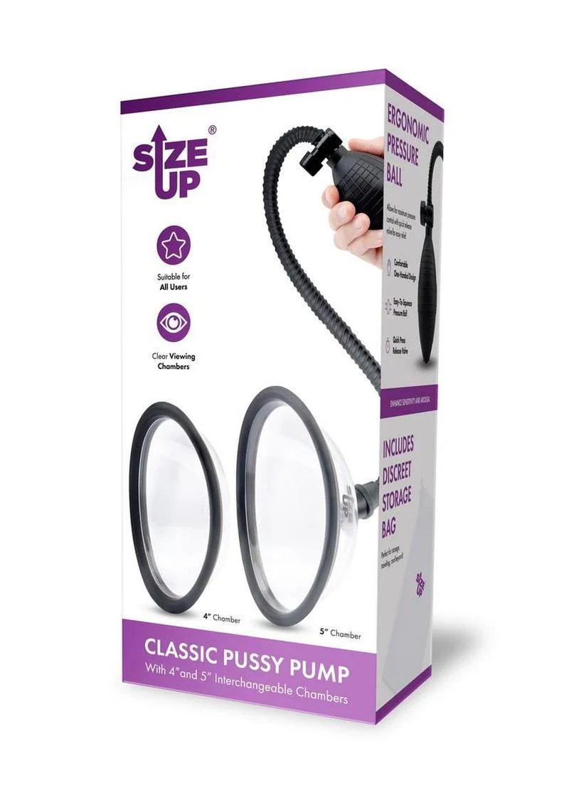 Size Up Classic Pussy Pump with Interchangeable Chambers - Image 4