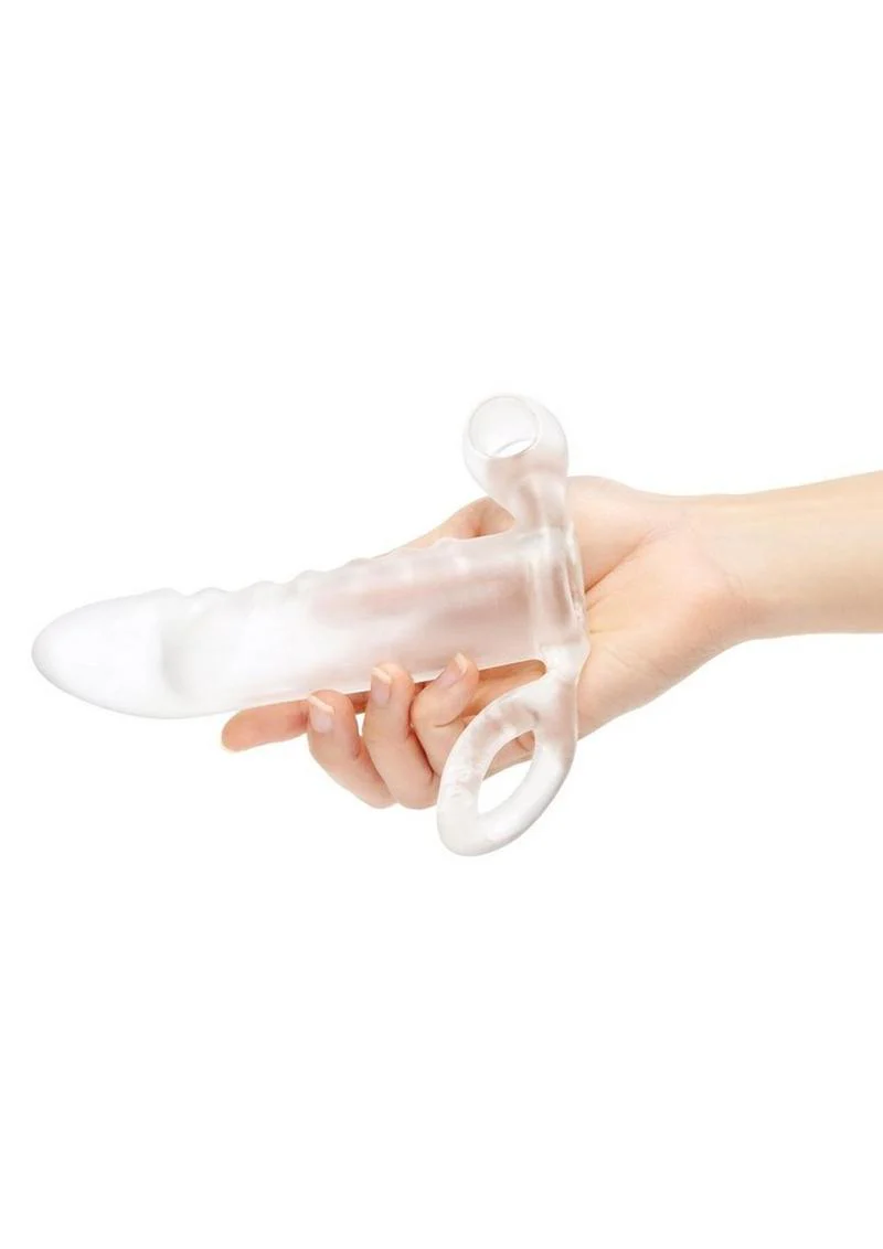 SIZE UP Clear View Vibrating Penis Extender - Image 3