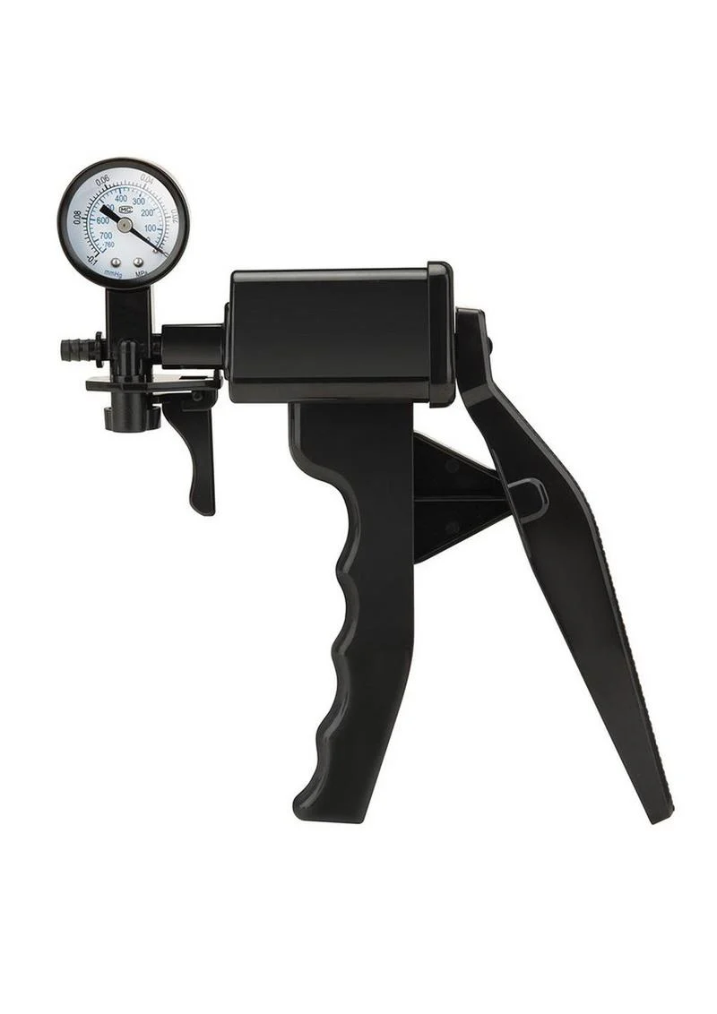 Size Up Ergonomic Trigger Penis Pump with Pressure Gauge Set - Image 2