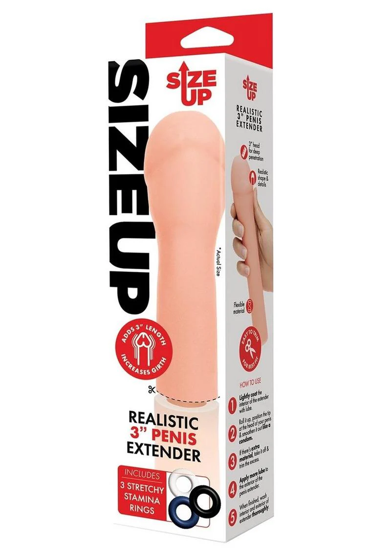 SIZE UP Realistic Penis Extender - Image 7