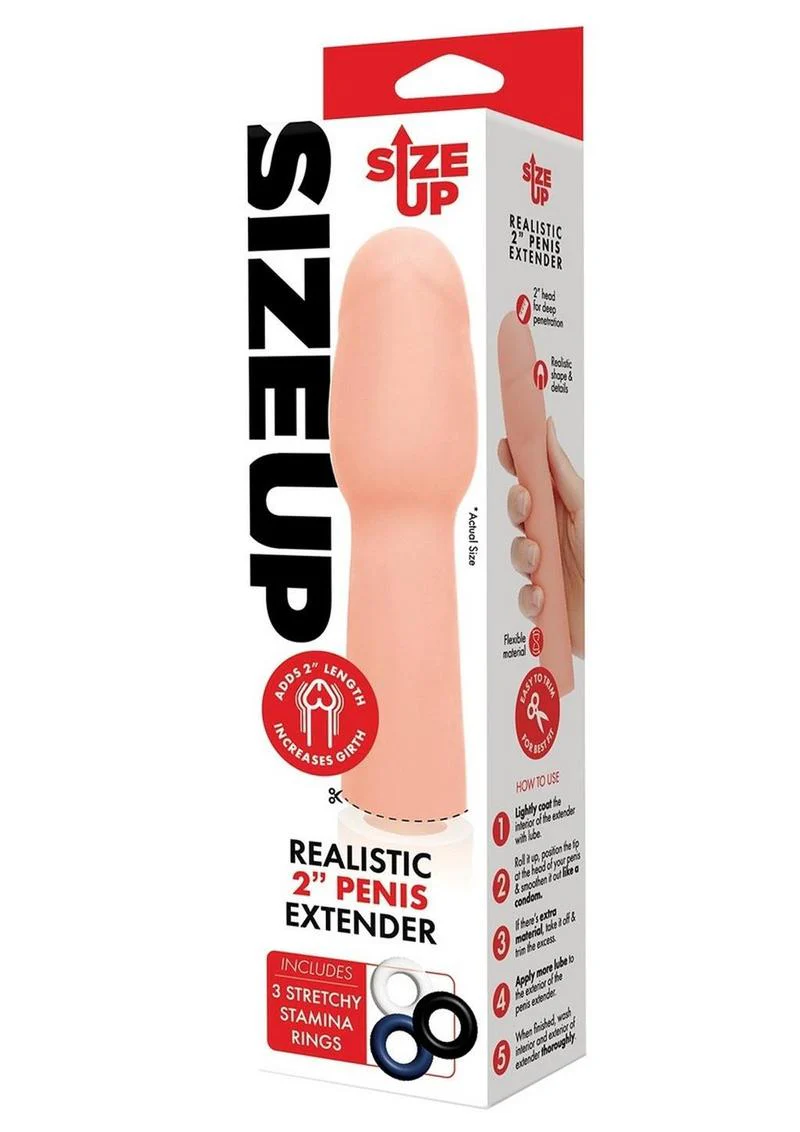 SIZE UP Realistic Penis Extender - Image 8