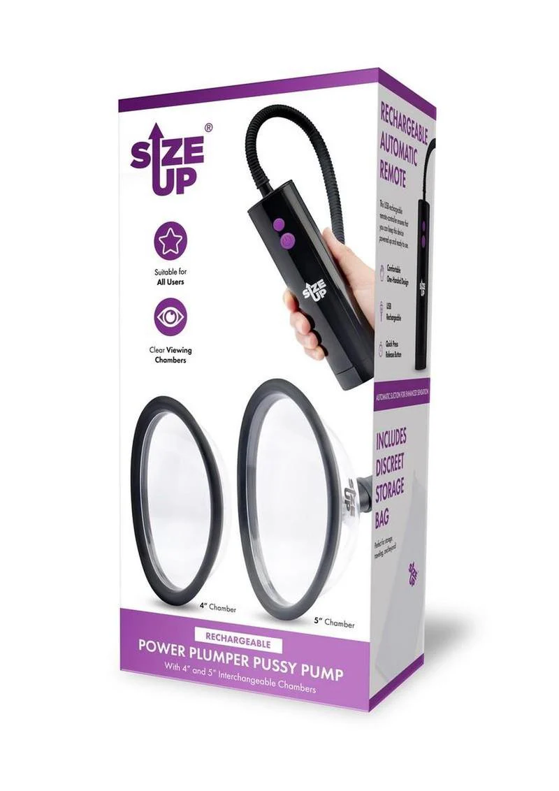 Size Up Rechargeable Power Plumper Pussy Pump - Image 4