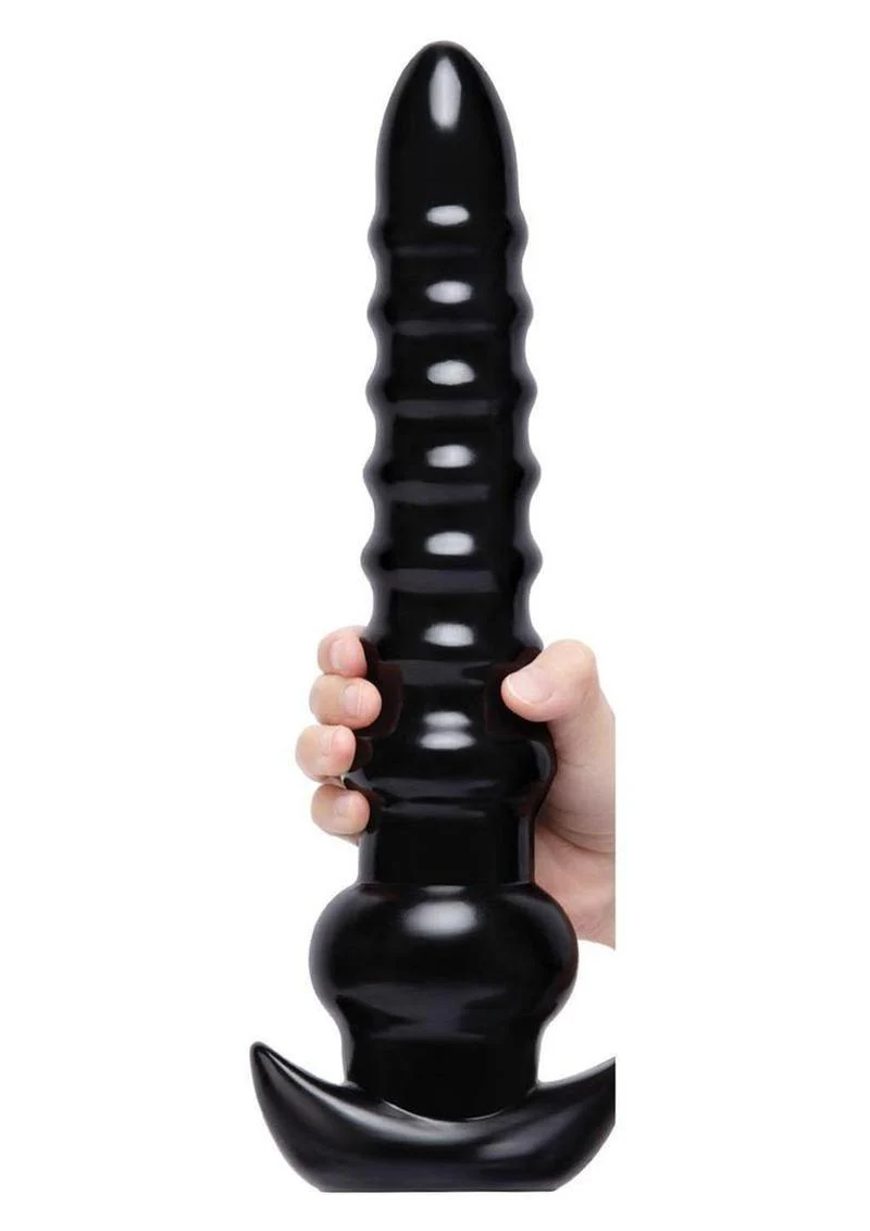 Size Up Ribbed Textured Titan Plug - Image 2