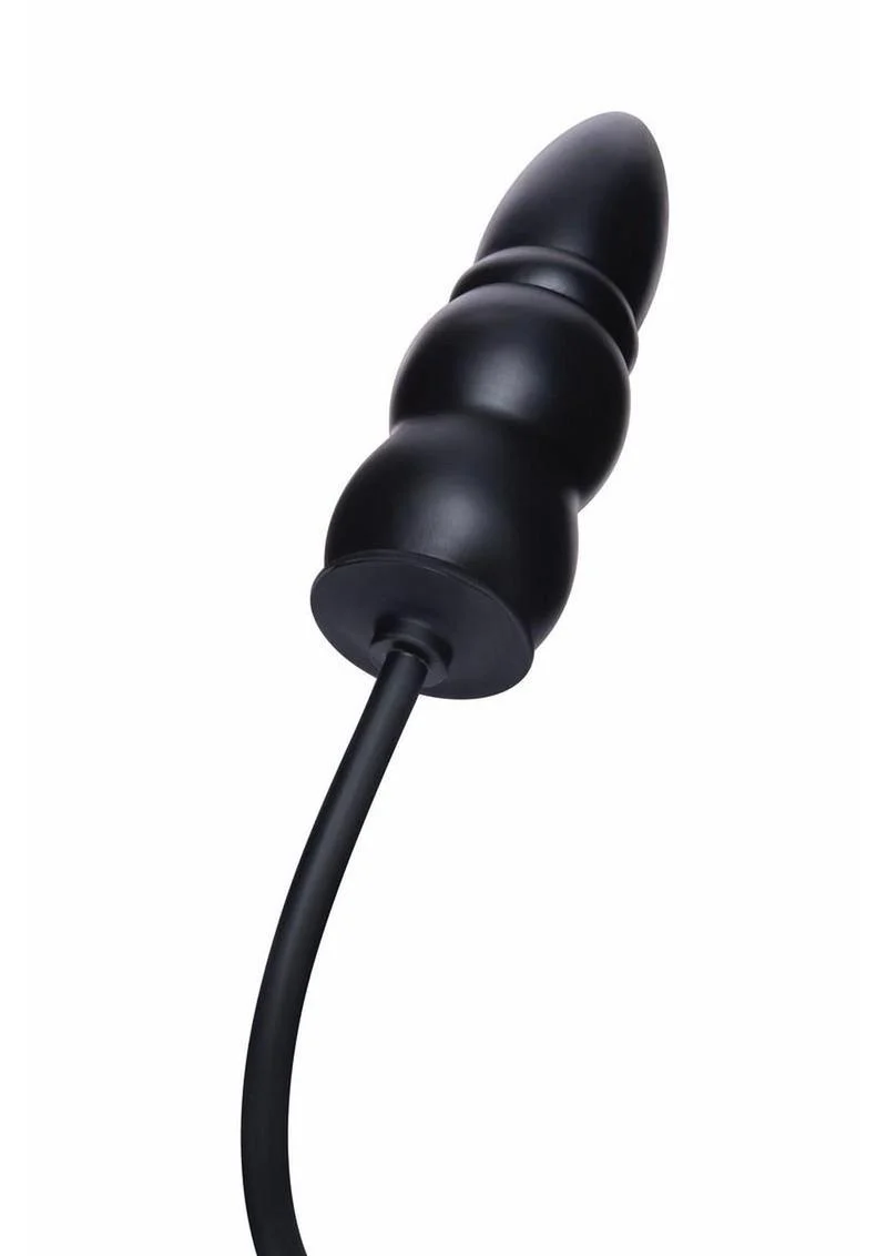 Size Up Silicone Ripple Inflatable Butt Plug - Image 2
