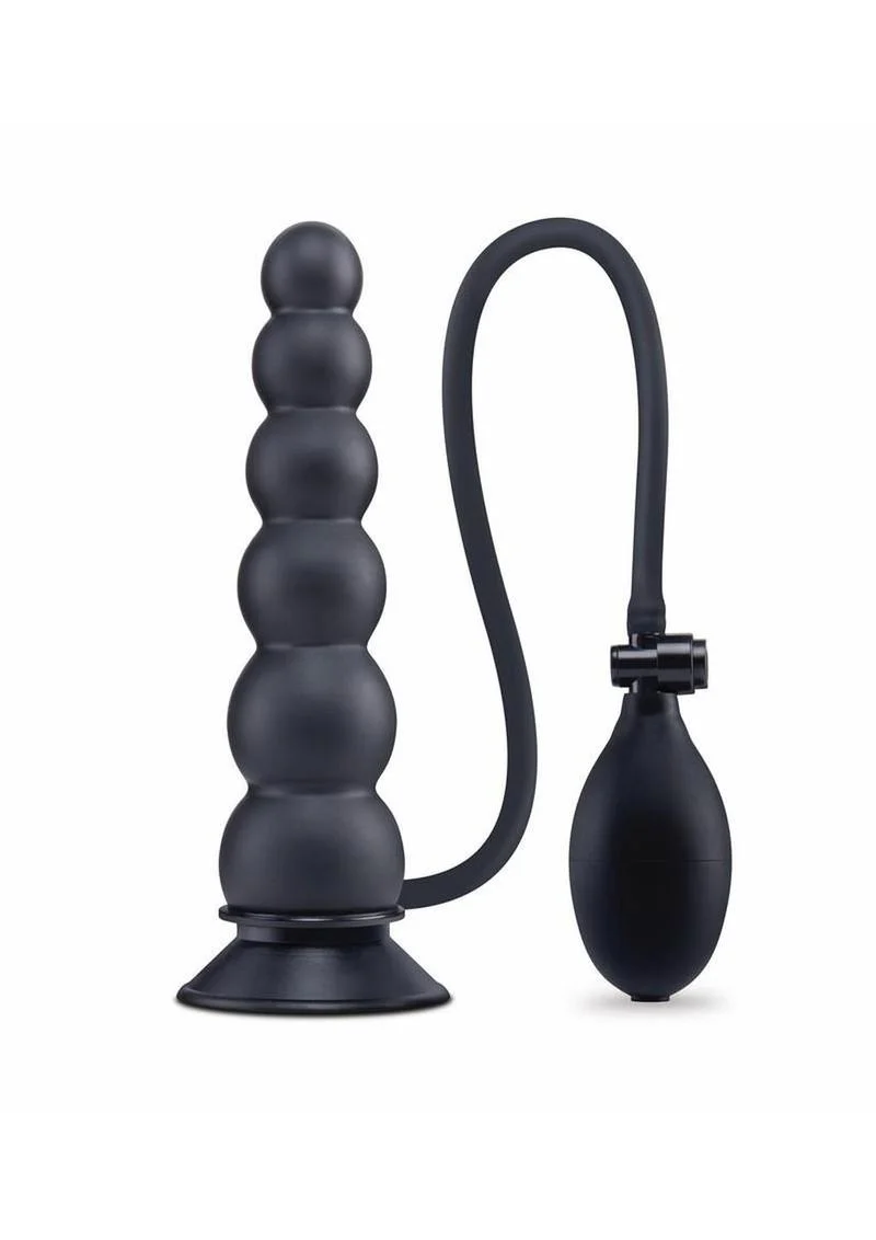 Size Up Silicone Ripple Inflatable Butt Plug - Image 4