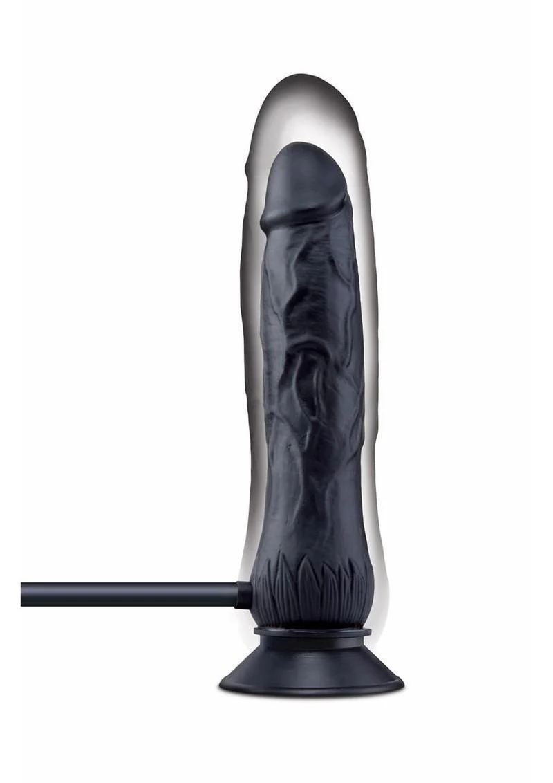 Size Up Silicone Ripple Inflatable Dildo - Image 3