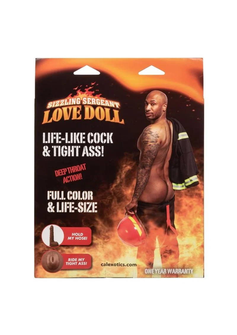 Sizzling Sergeant Love Doll Life-Size Full Color Firefighter Fantasy - Image 3