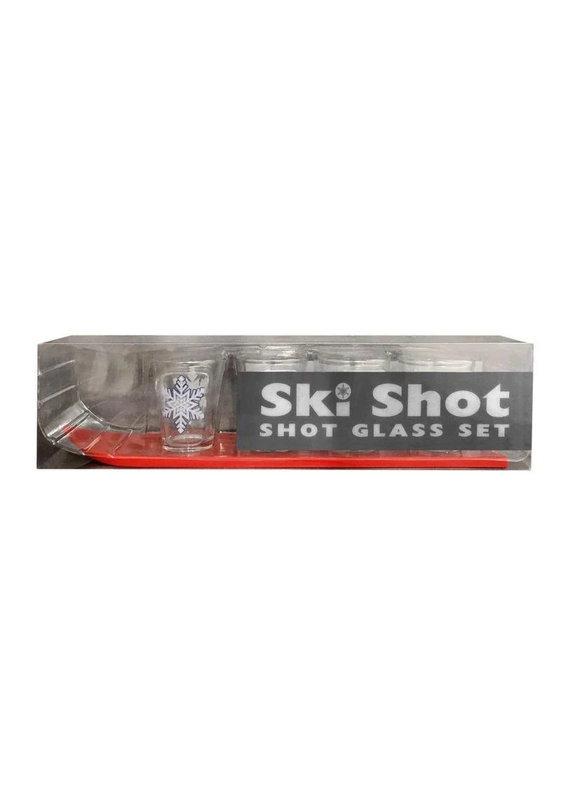 Ski Shot Glass Set Fun Winter-Themed Shot Glasses for Parties - Image 2