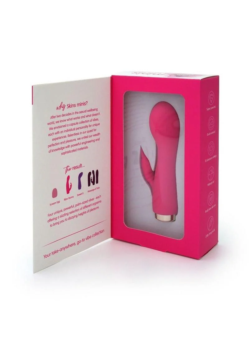 Skins Minis The Bijou Velvet Bunny Vibrator - Image 2