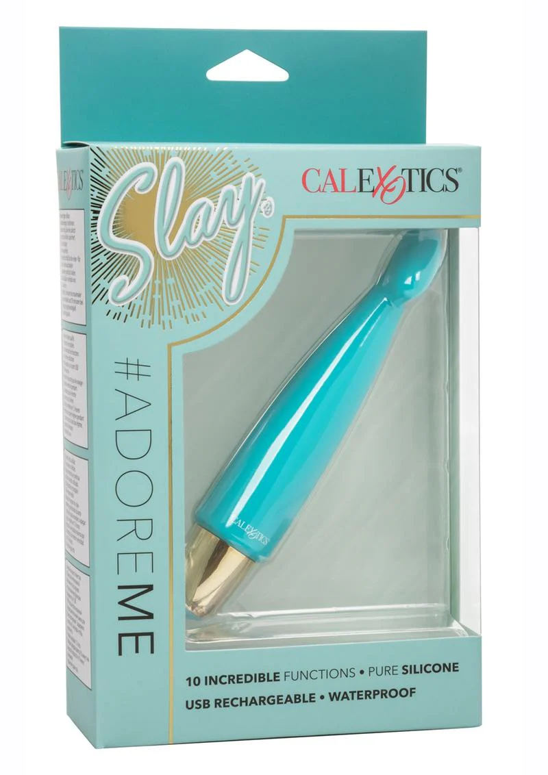 Slay Adore Me Rechargeable Silicone Massager 10 Vibrating Functions - Image 4