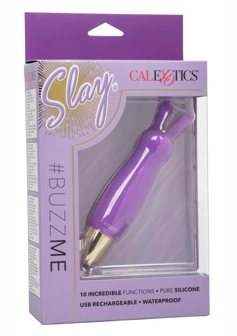 Slay BuzzMe Rechargeable Rabbit Ears Bullet Vibrator - Image 4