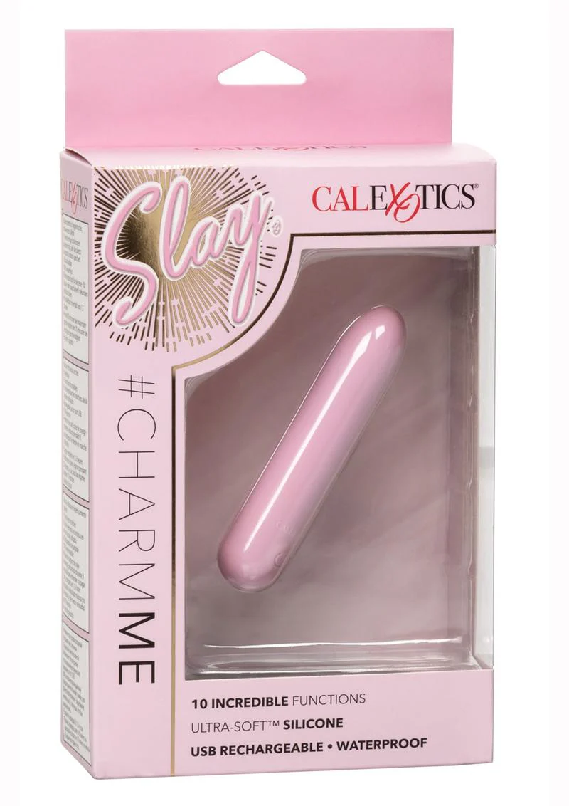 Slay CharmMe Rechargeable Silicone Mini Vibrator - Image 4
