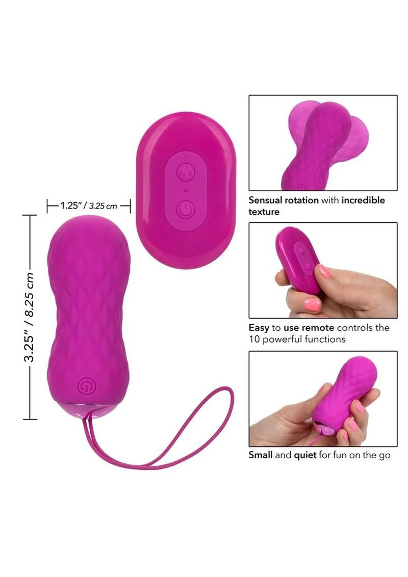 Slay SpinMe Remote Control Rotating Silicone Remote Control Vibrator - Image 3