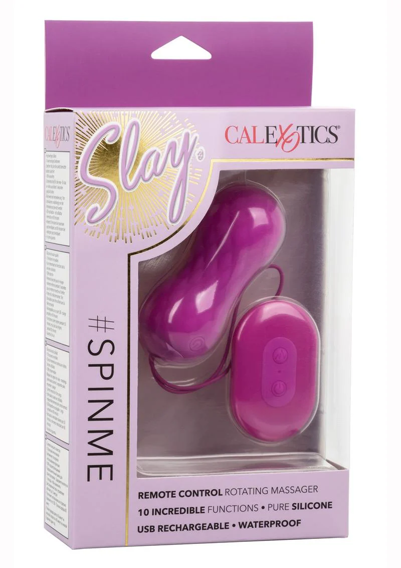 Slay SpinMe Remote Control Rotating Silicone Remote Control Vibrator - Image 4
