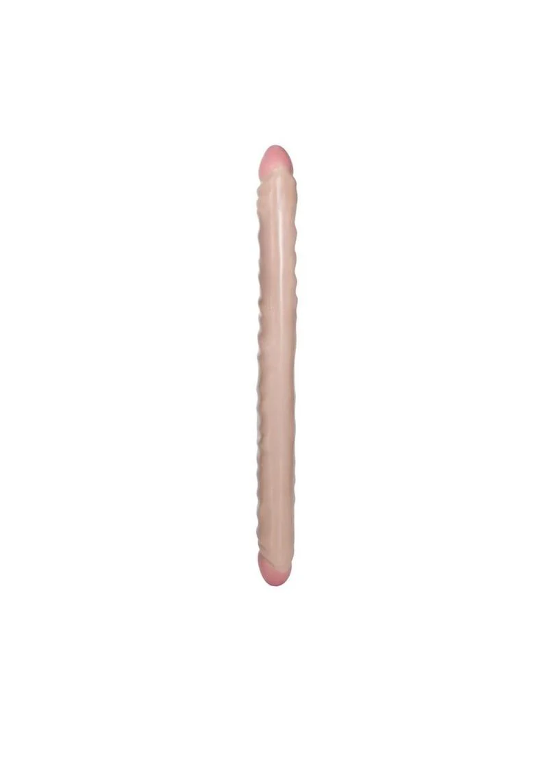 Slim Jim Duo Veined Super Slim Double Dildo - Image 2