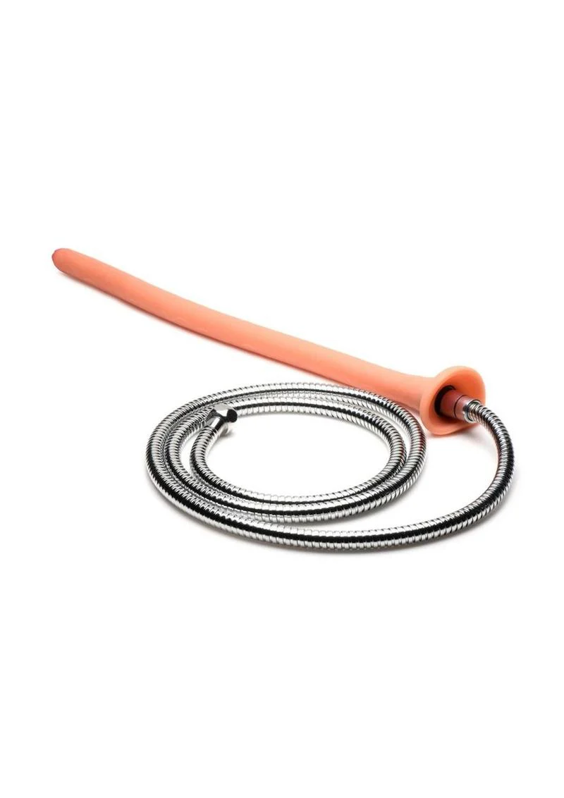 Slim Silicone Enema Hose Perfect for Size Play and Comfort - Image 6