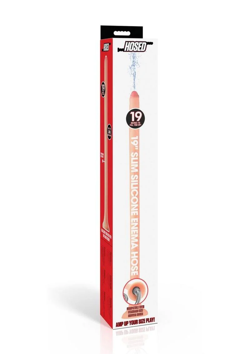Slim Silicone Enema Hose Perfect for Size Play and Comfort - Image 8
