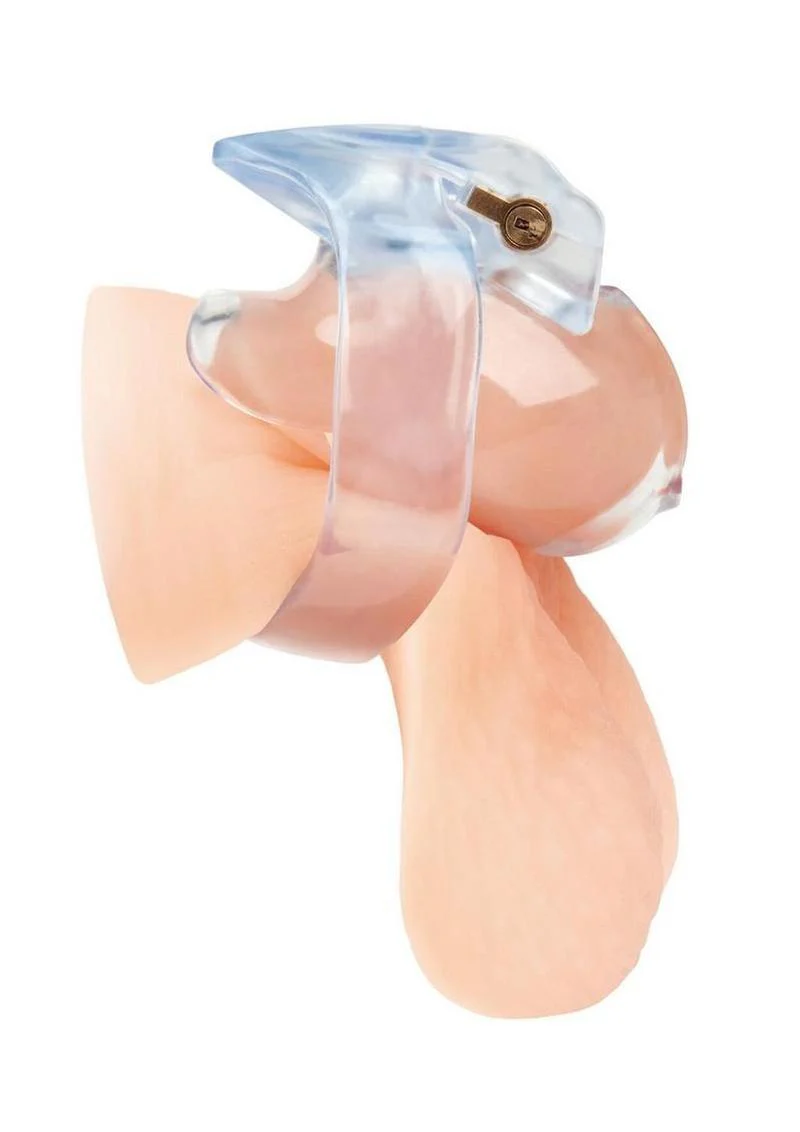 Small Dick Acrylic Mini Chastity Cage - Image 2