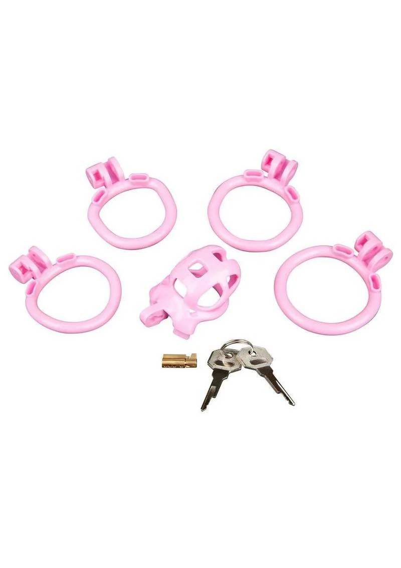Small Humiliation Acrylic Prisoner Cock Cage - Image 3