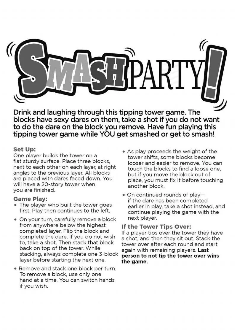 Smash Party! Dare And Sip Tower Game - Image 3