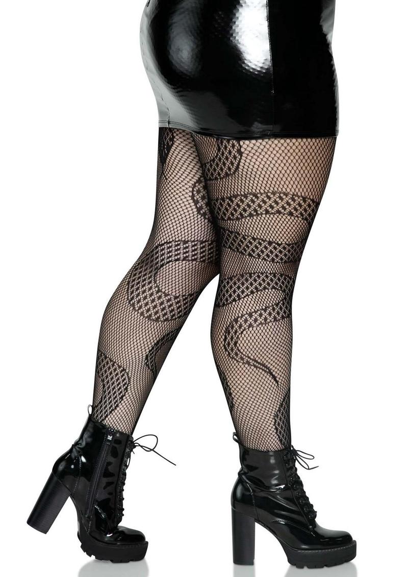 Snake Net Tights - Image 3