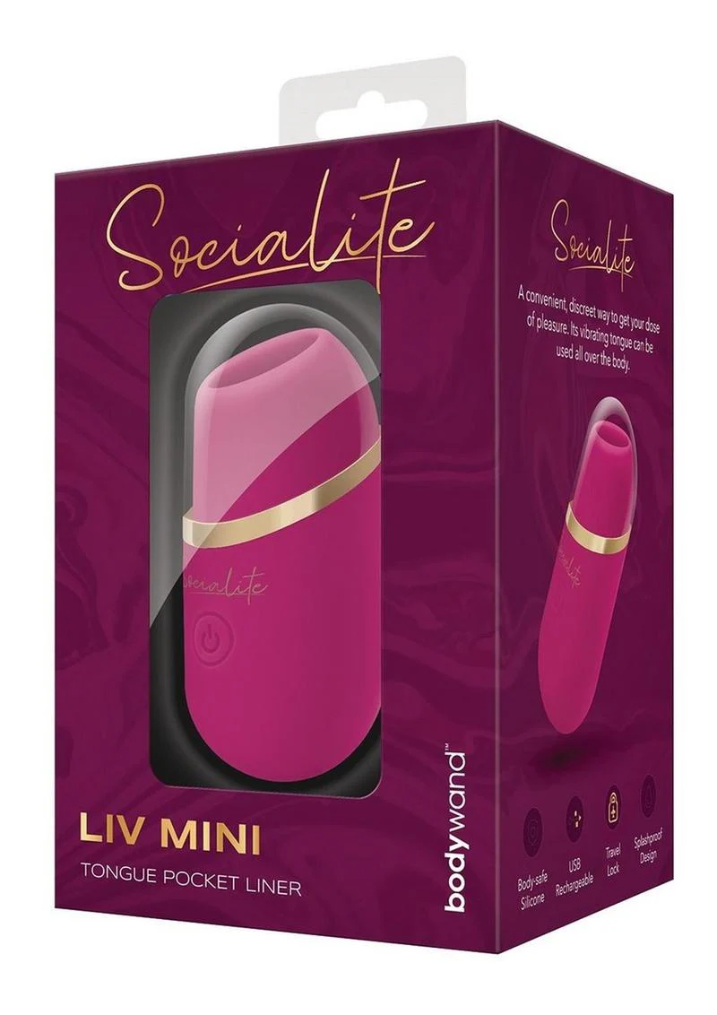 Socialite Liv Mini Tongue Pocket Licker Discreet Vibrator - Image 4