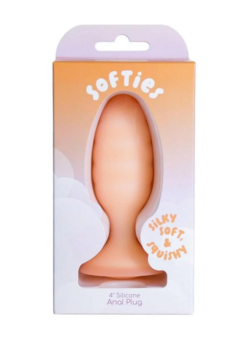 Softies 4-Inch Silicone Anal Plug - Image 4