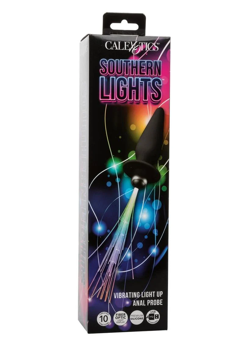 Southern Lights Vibrating Light-Up Anal Probe Premium Silicone - Image 7