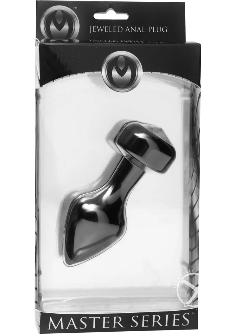 Spade Petite Jewel Aluminum Anal Plug – Master Series - Image 3