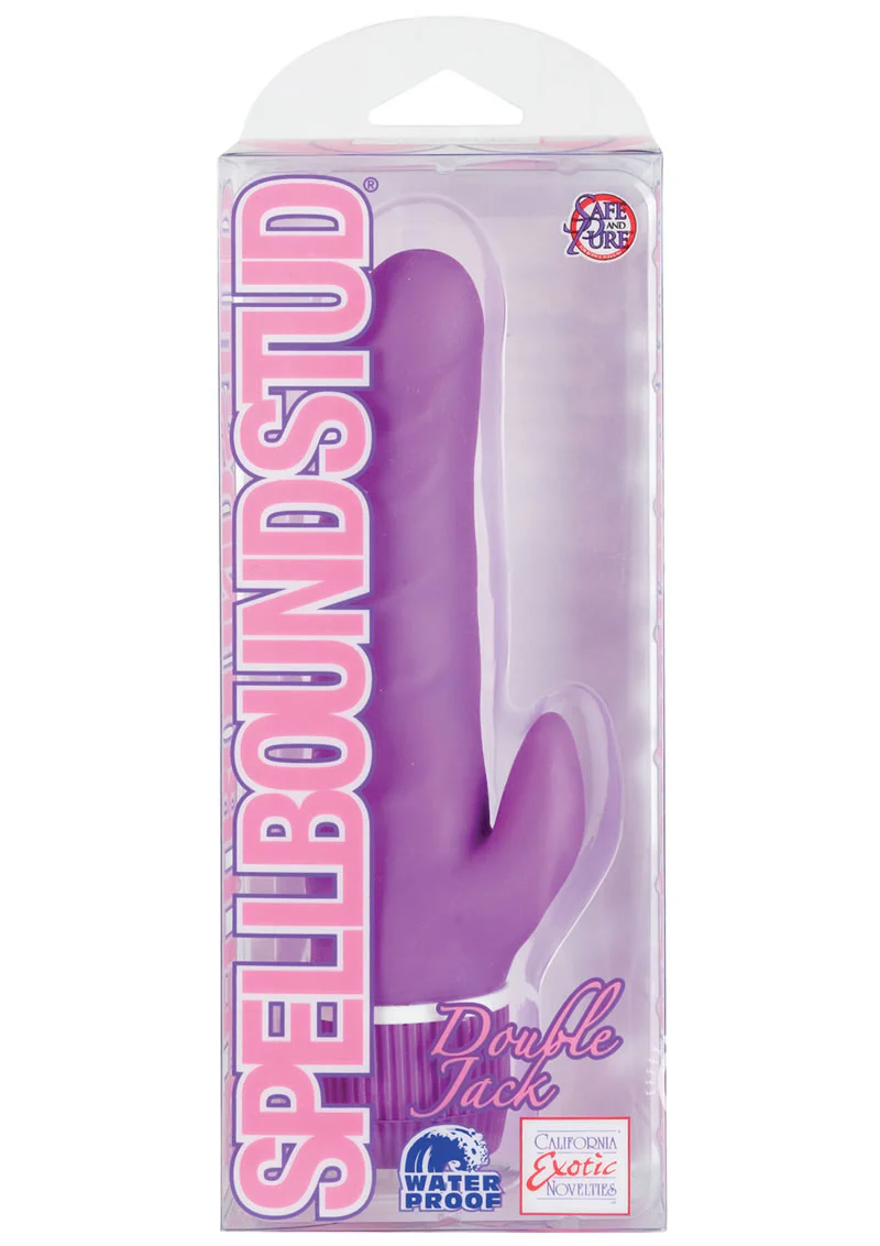 Spellbound Stud Double Jack Rabbit Vibrator - Image 4
