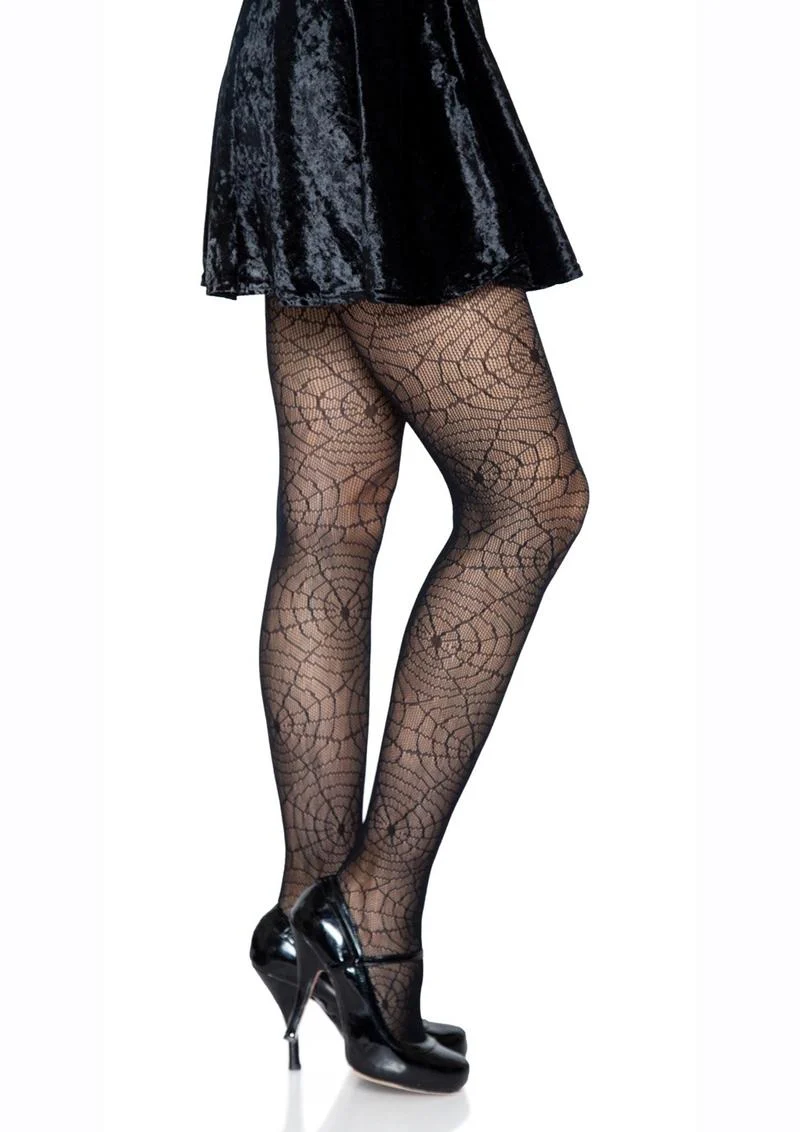 Spider Lace Pantyhose - Image 3