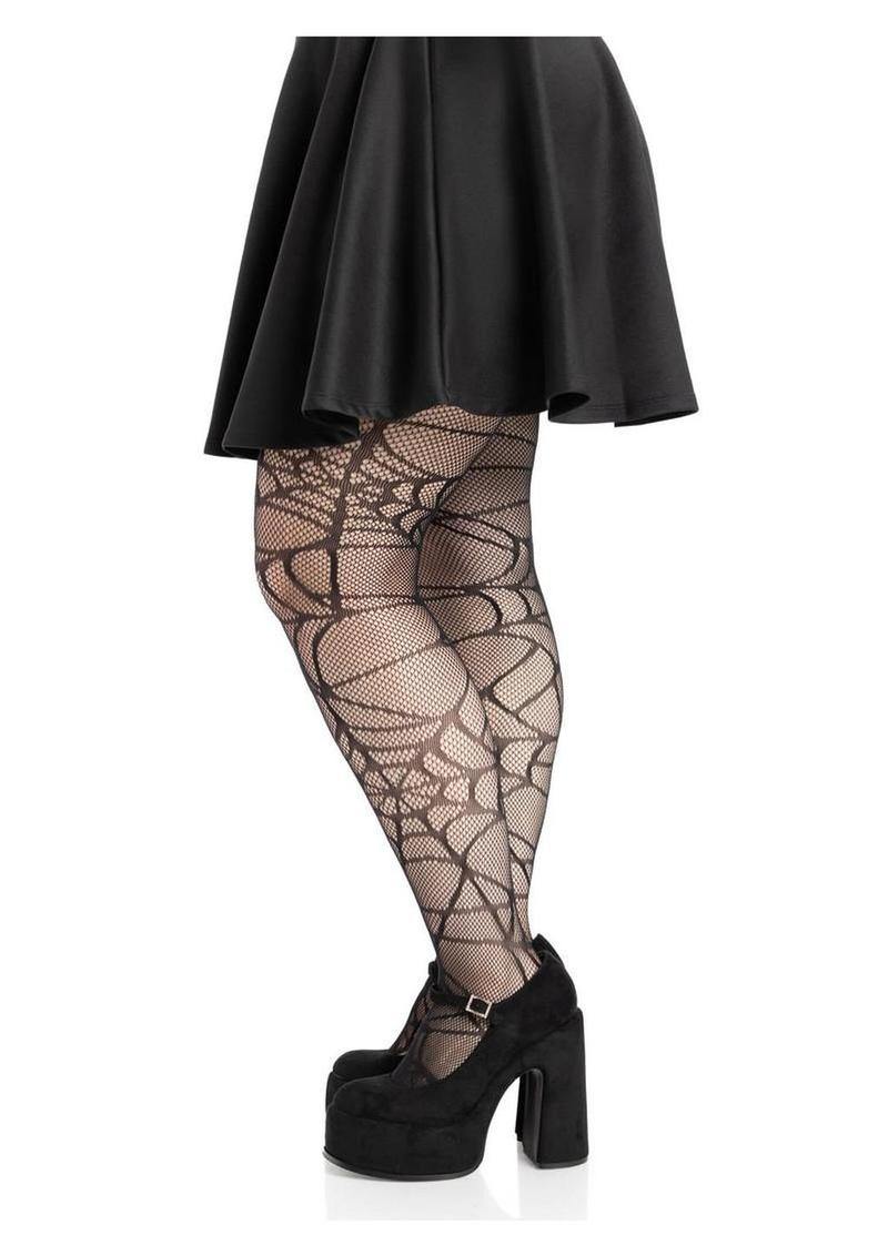 Spiderweb Net Tights - Image 3