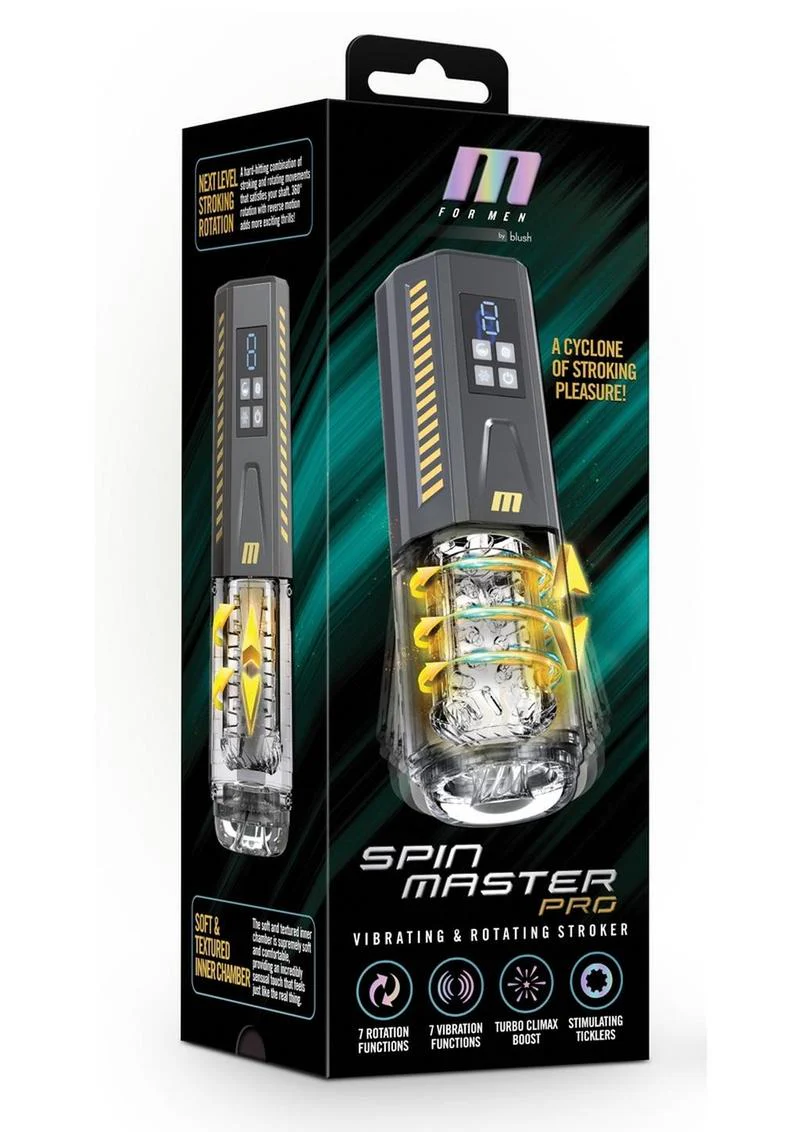 Spin Master Pro Vibrating And Rotating Stroker Masturbator - Image 2