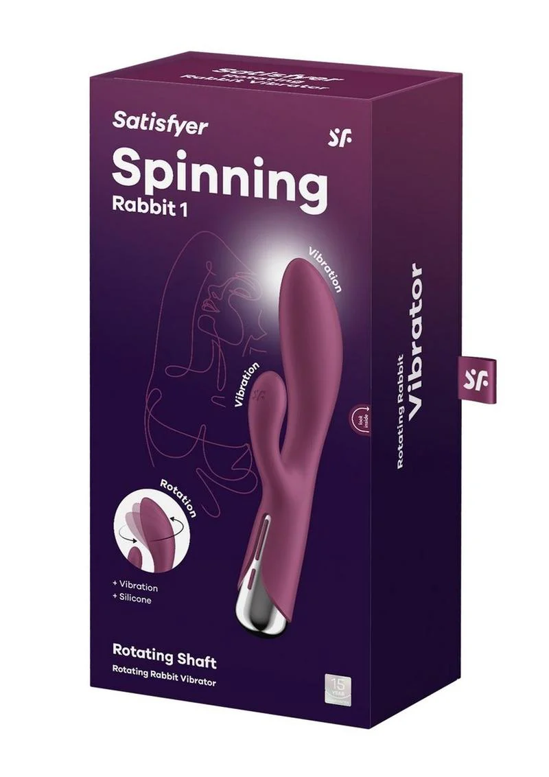 Spinning Rabbit  Satisfyer Silicone Rabbit Vibrator - Image 11
