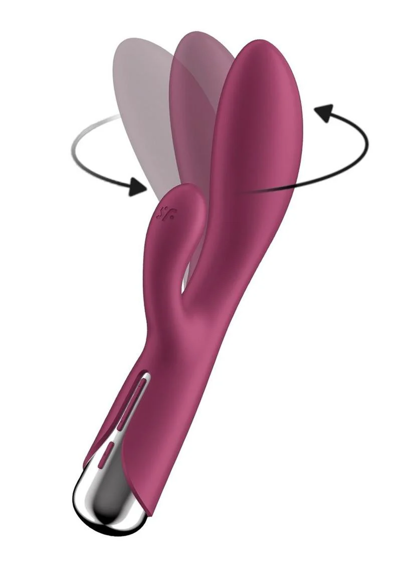 Spinning Rabbit  Satisfyer Silicone Rabbit Vibrator - Image 3