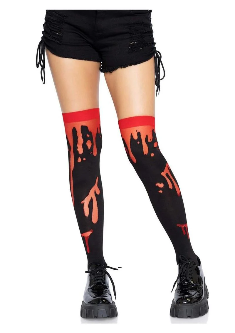 Splatter Thigh Highs - Image 7