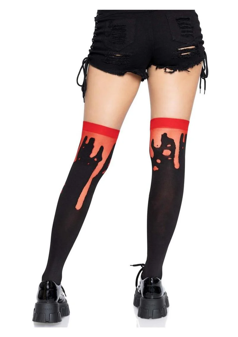 Splatter Thigh Highs - Image 8