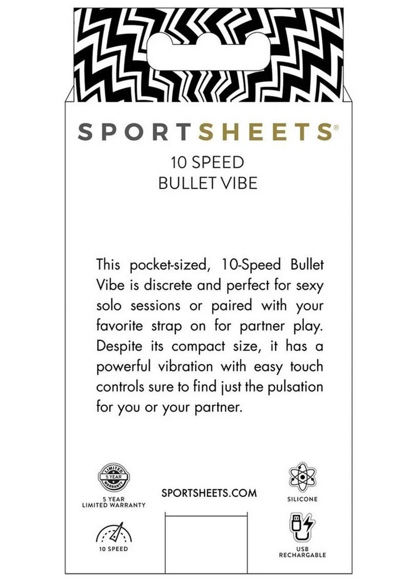 Sport Sheets Merge Collection 10 Speed Bullet Vibrator - Image 3