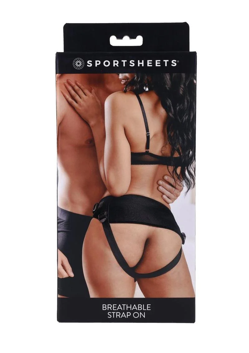 Sportsheets Breathable Strap-On Comfortable And Black Harness - Image 4